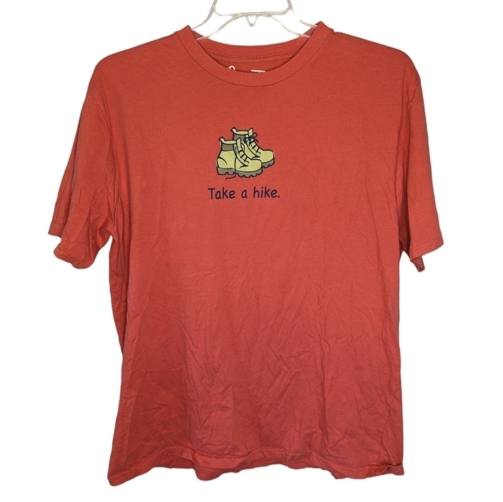 Positivitees Take a Hike Boots Hiking Trail Tshirt Mens 2XL